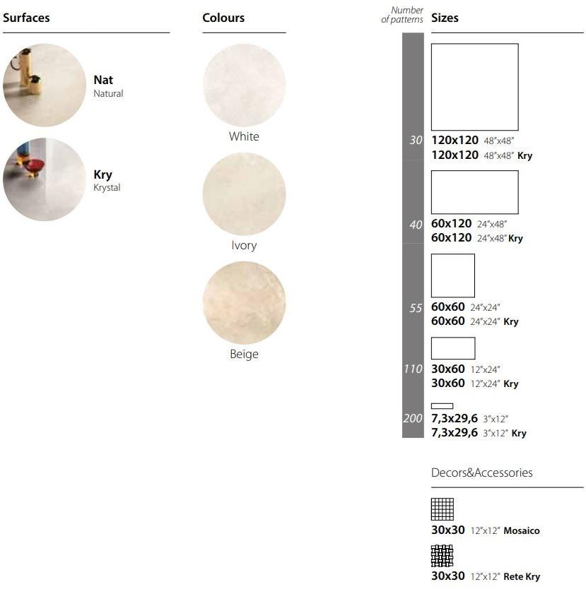 CERAMICA SANT'AGOSTINO Настенная / напольная плитка из керамогранита с эффектом мрамора Via appia sun-id-1345606 - Вид №2