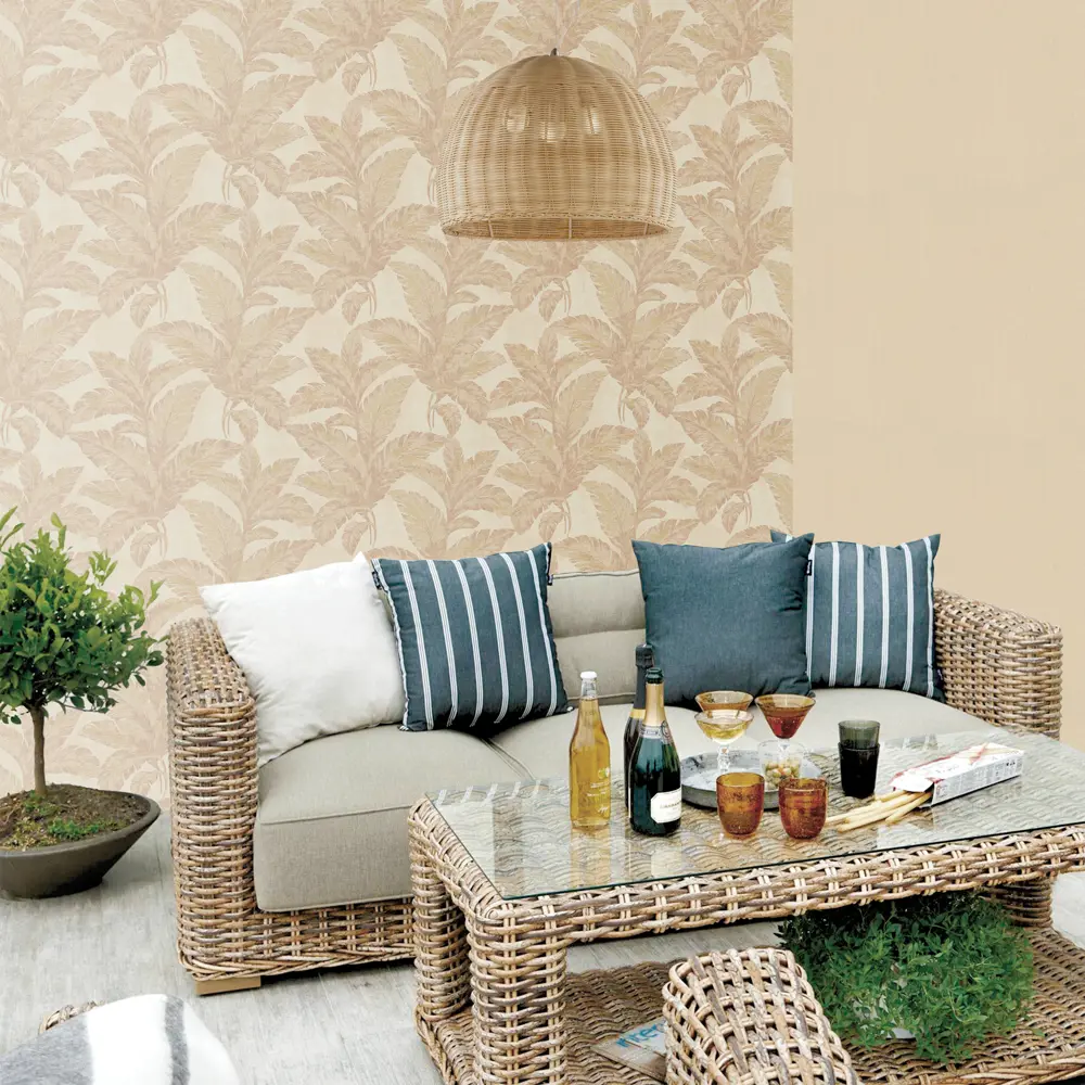 Обои флизелиновые Erismann NATURAL SILENCE бежевые 1.06 м 5289-39 STLM-2155501 - Вид №2