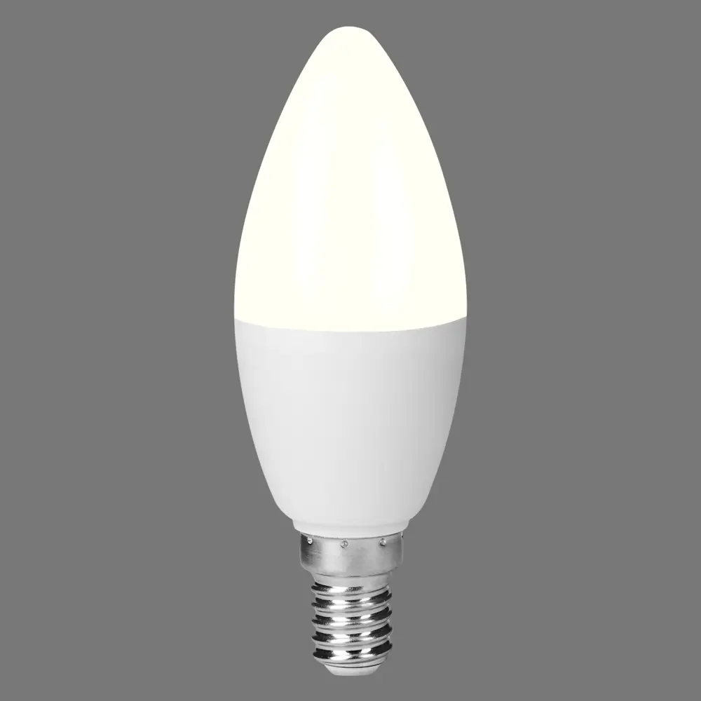 Лампа светодиодная Osram E14 220-240 В 6.5 Вт свеча матовая 550 лм нейтральный белый свет STLM-2052072 - Вид №2