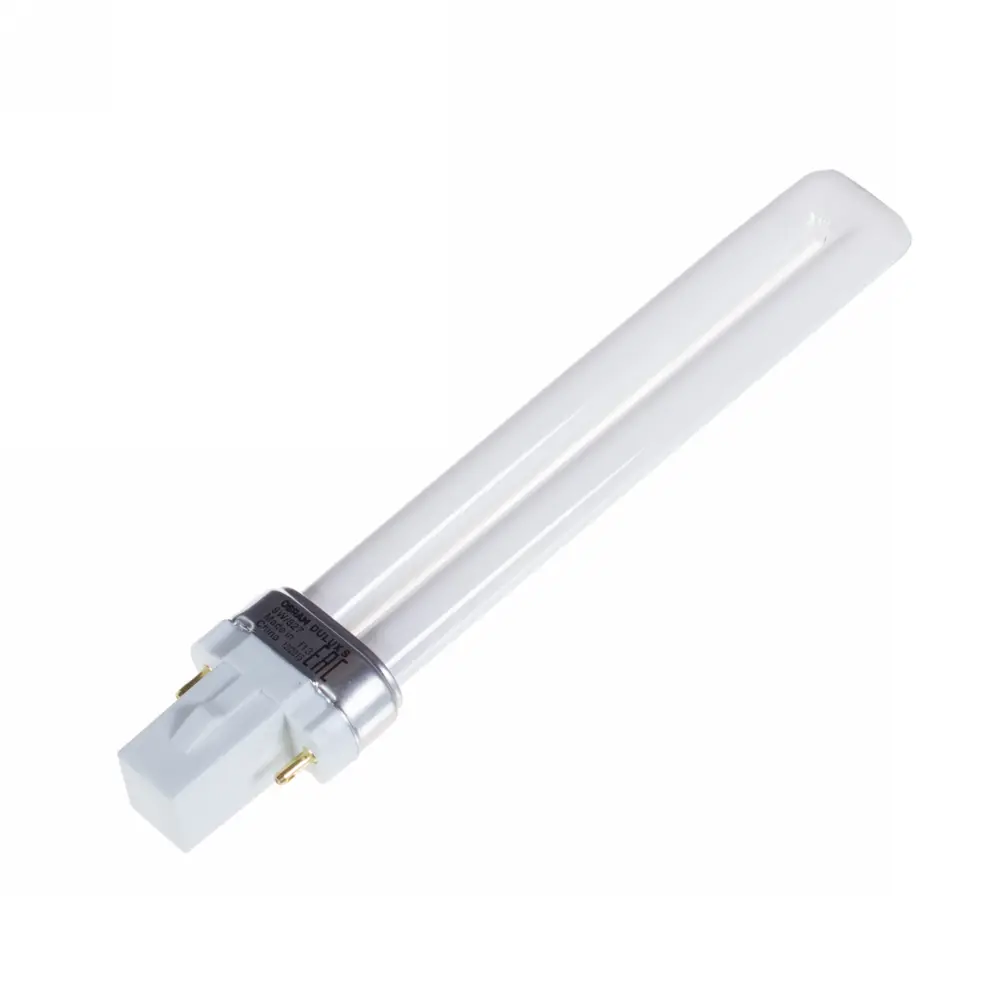 Лампа энергосберегающая Osram дуга G23 9 Вт свет тёплый белый STLM-2077142