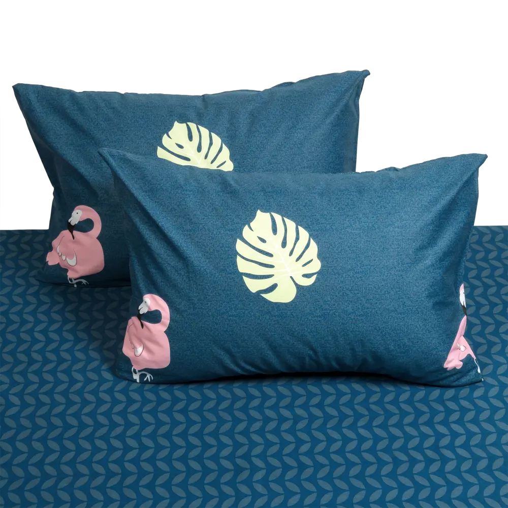 Комплект постельного белья Amore Mio Экзотика двуспальный сатин разноцветный STLM-2013891 - Вид №1