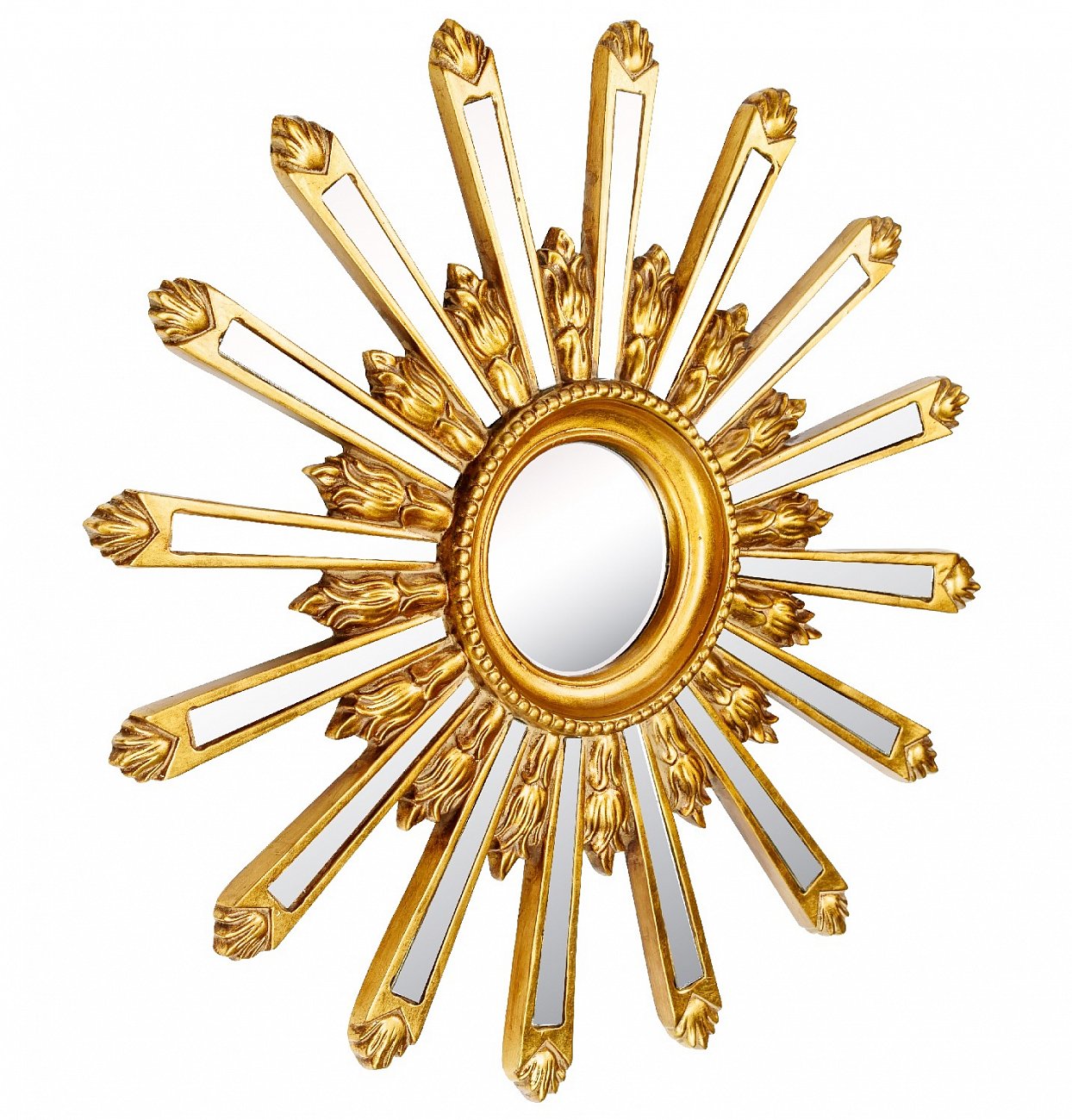 Зеркало-солнце 71 см античное золото Orion Gold ART-ZERKALO ДИЗАЙНЕРСКИЕ 00-3884092 Зеркальный;золото  - Вид №1