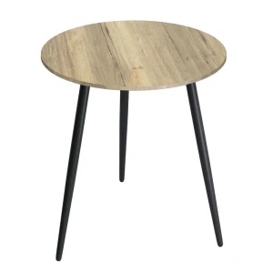 Стол кухонный Triniti 75x75x75 см круг металл цвет дуб вотан 89377848 STLM-2088213