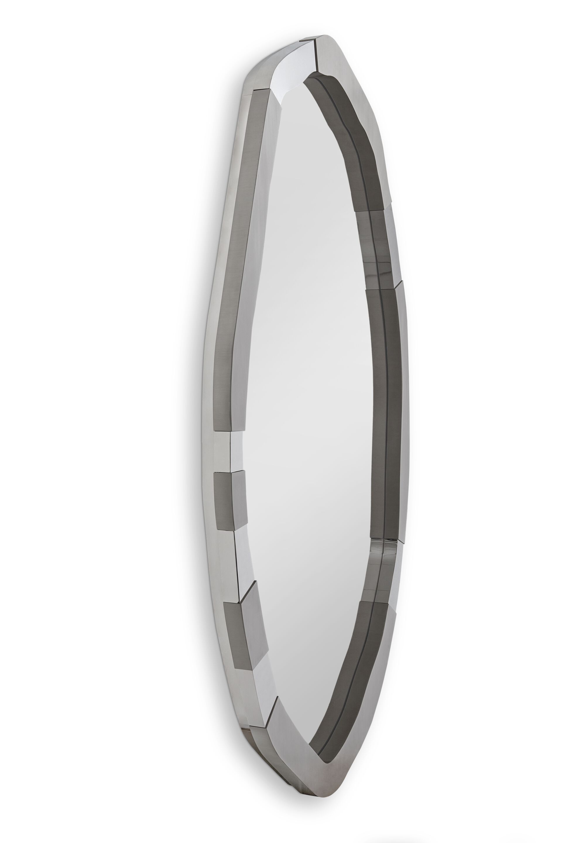 Овальное зеркало из никеля с рамкой Ginger & Jagger Earth to Earth ARCH-00111967 - Вид №1