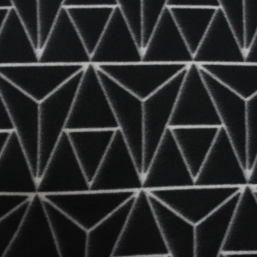 Плед Vector 130х170 см флис цвет чёрный BELEZZA STLM-2006736 - Вид №1