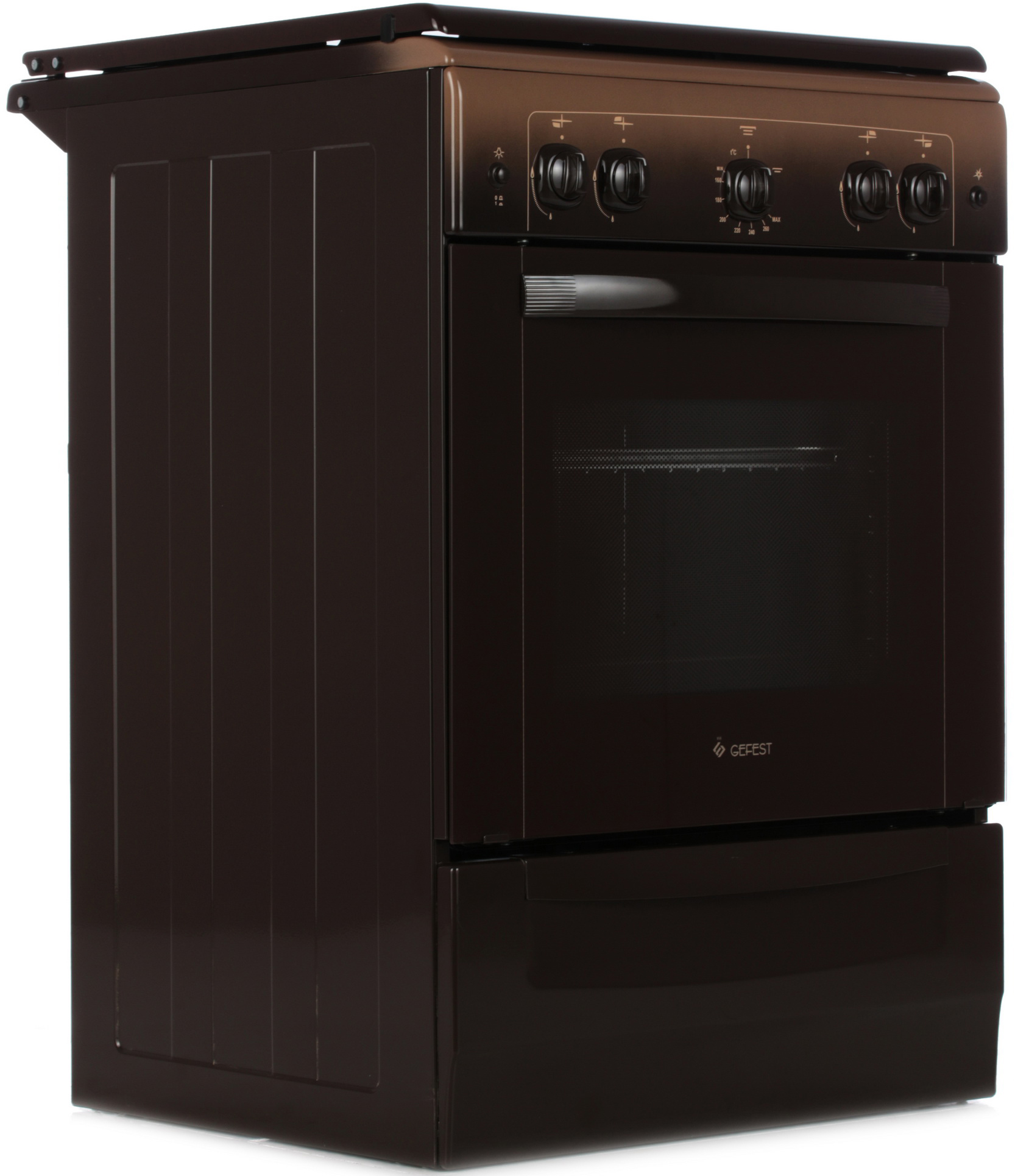 1089327 Газовая плита Gefest 6100-02 0010 коричневый STDN-0044596 - Вид №1