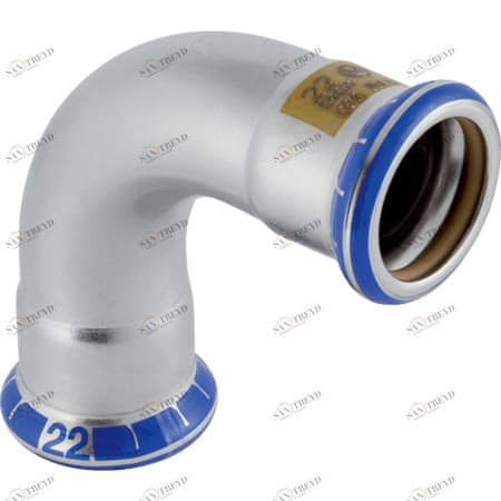 GEBERIT 34443 Отвод Geberit Mapress из нержавеющей стали (газ) 