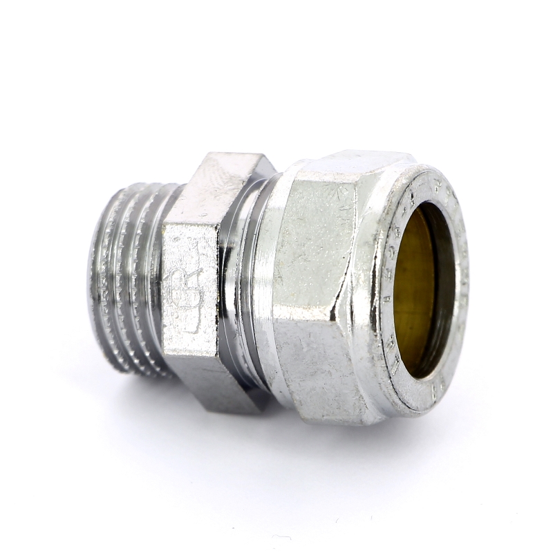 Муфта обжим-Н хромированная TIEMME 18х1/2" 1130184 - Вид №1