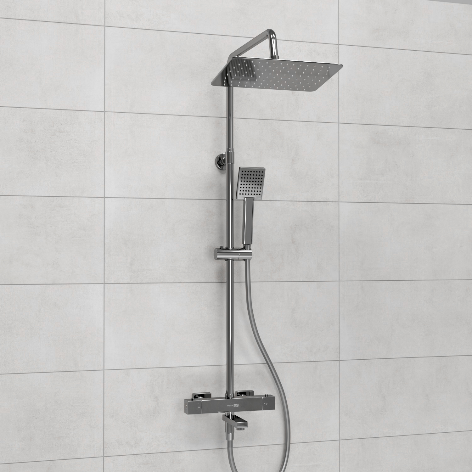 A199.069.141.087.CH Thermo Душевой комплект с термостатическим смесителем WasserKRAFT 