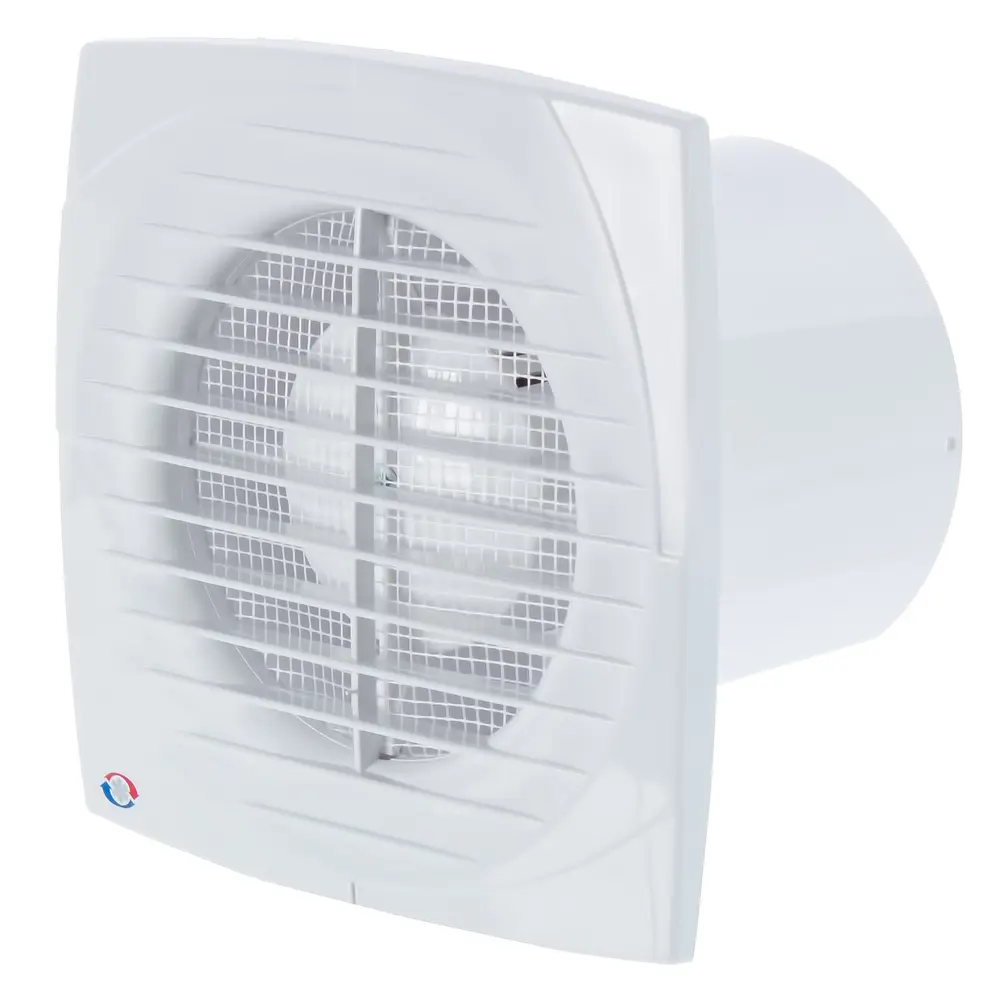 Вентилятор осевой вытяжной Вентс Д D100 мм 34 дБ 95 м³/ч цвет белый STLM-2152915
