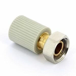Муфта пайка-В FV-PLAST с накидной гайкой PPR/латунь 20x3/4" ЕК