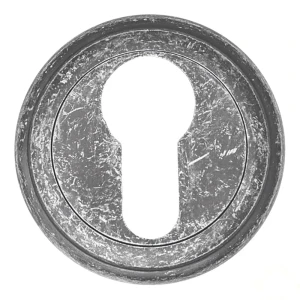 Накладка под цилиндр Euro ZC5301 цвет античная сталь 2 шт.