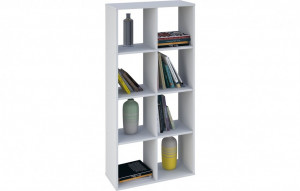 vpk-0001693.9 Стеллаж Polini Home Smart Кубический 8 секций, белый ВПК (Тополь)