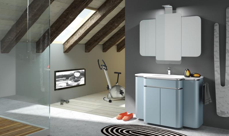 AC18 ACACIA Комплект мебели для ванной комнаты 120х 51х 87 см ARDECO Ardeco S. R. L 7989 - Вид №2