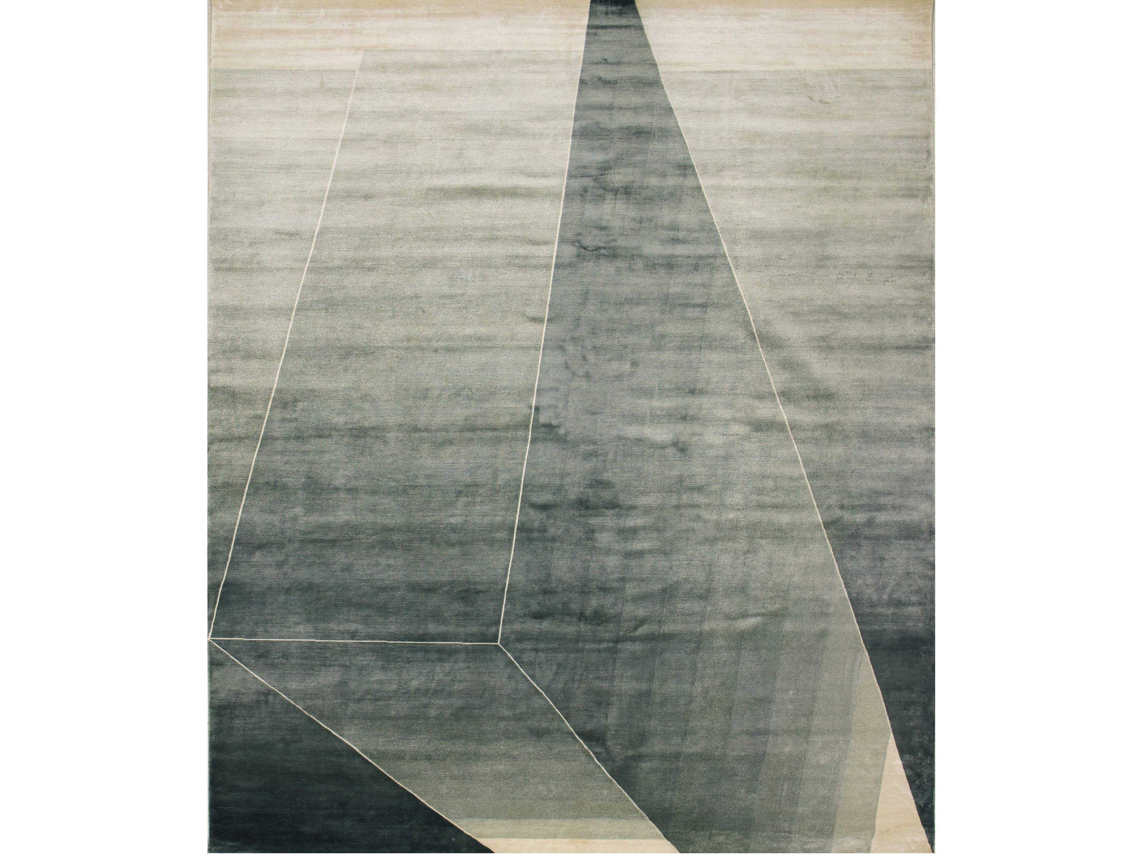 Шелковый прямоугольный ковер ручной работы Edition Bougainville Chromatic ARCH-00121428