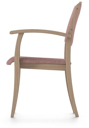 PIAVAL Штабелируемый тканевый стул в современном стиле с подлокотниками Polka | health & care 30-15/1m - Вид №4