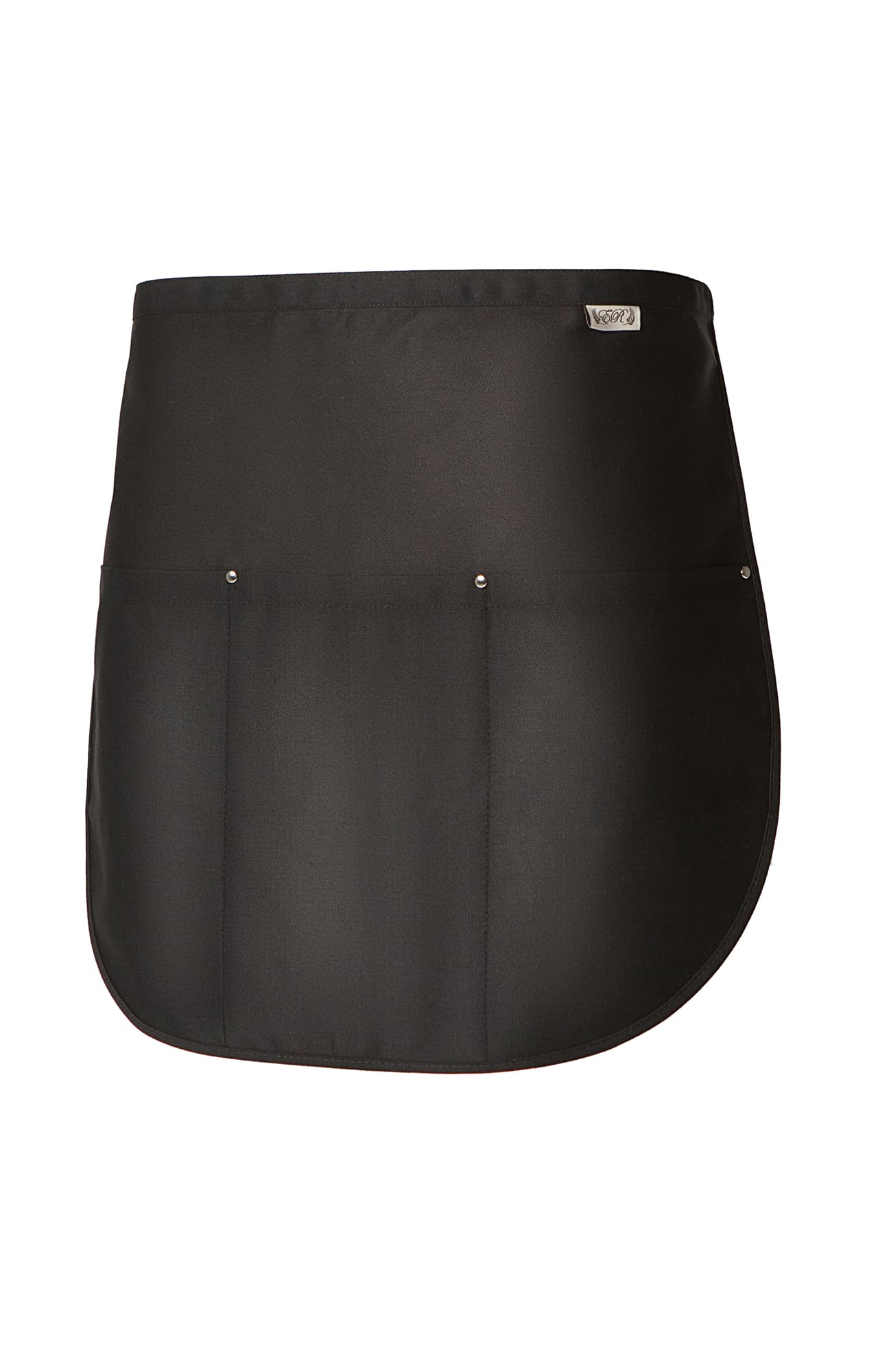 59987 Фартук  укороченный, цвет black RICON  Одежда для официантов  размер 