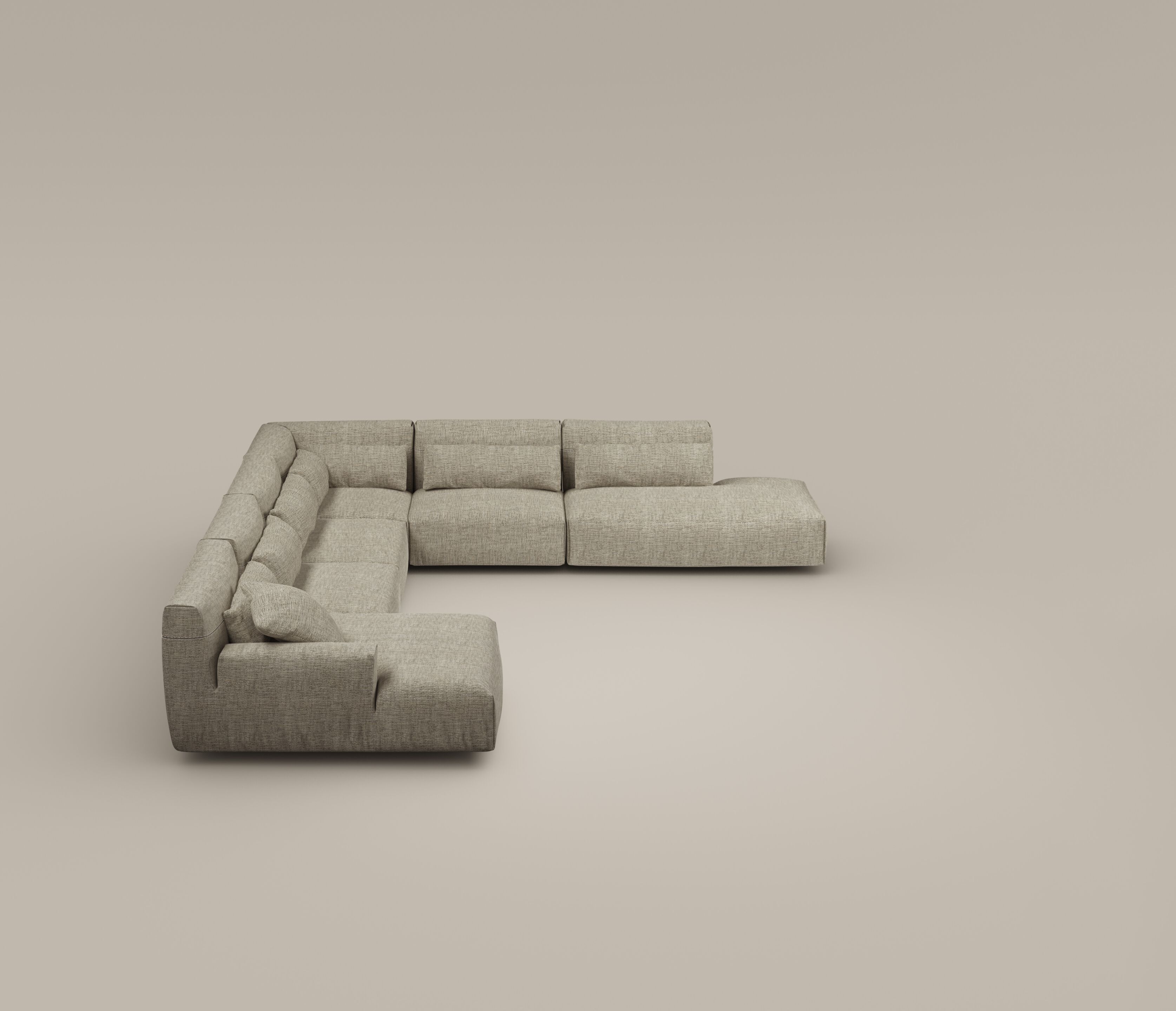 Модульный тканевый диван BONALDO BELLOALTO ARCH-00083950 - Вид №2