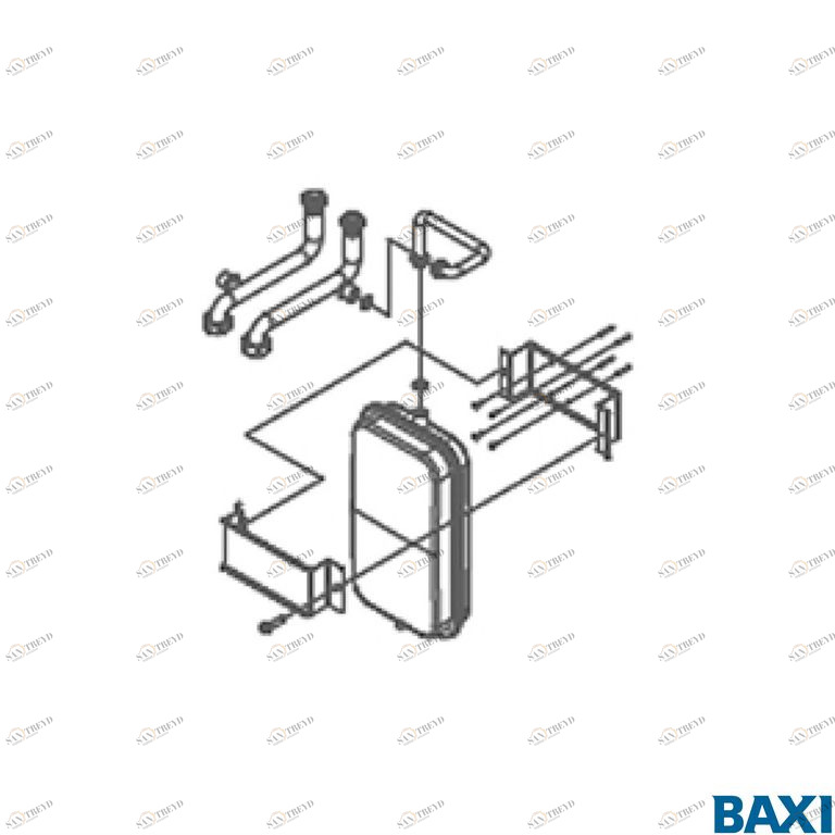 7105838- Комплект для подсоединения расширительного бака (7105838-) BAXI 