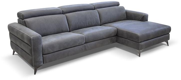 Rossini Sofas Кожаный диван-кресло с шезлонгом Ermes sun-id-1504736 - Вид №1