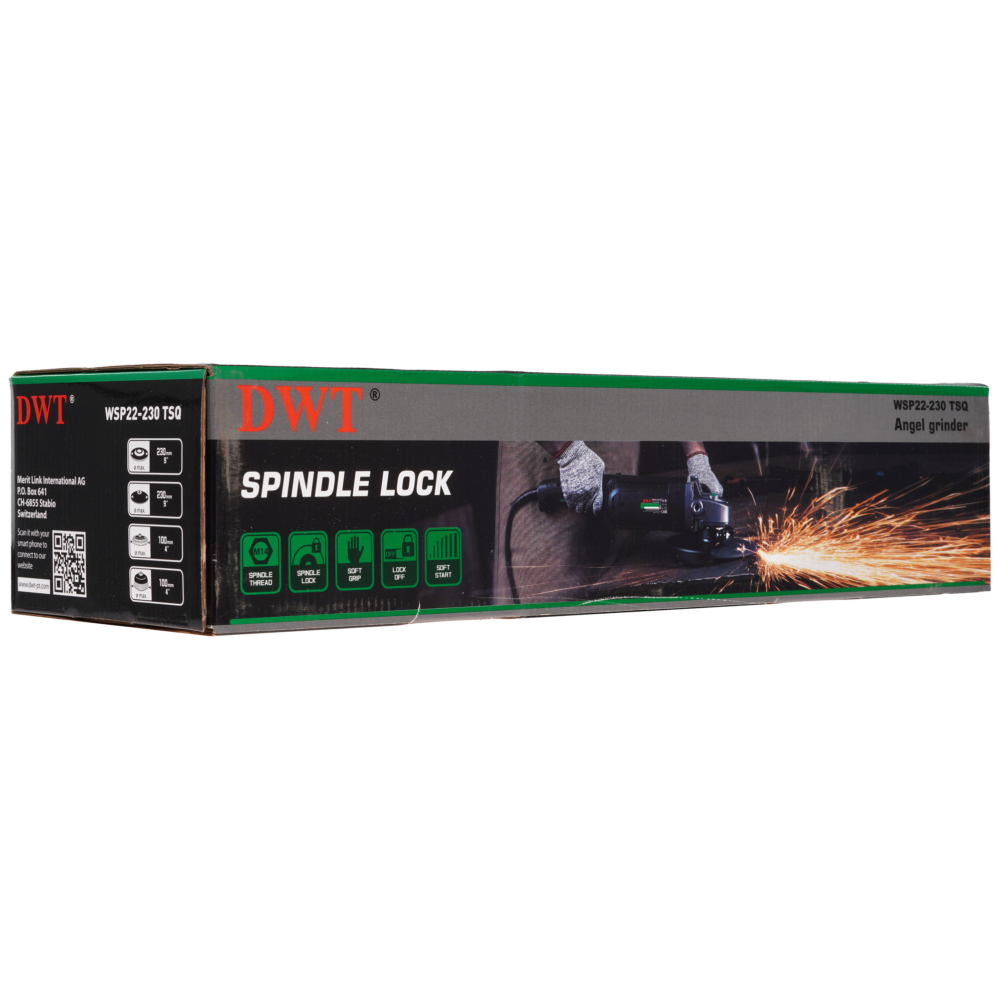 Углошлифовальная машина (УШМ) DWT WSP22-230 TSQ 9297949 STDN-0121237 - Вид №7