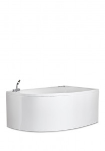 122 Массажные Ванны Sand 160 Gold Left + Смеситель Noro  Белый