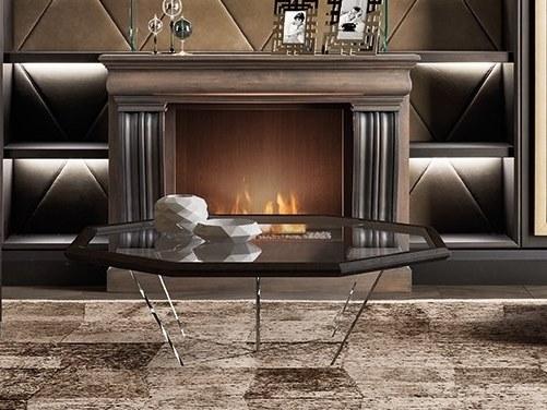 Prestige Восьмиугольный стеклянный журнальный столик для гостиной Gran duca Cvf089 - Вид №2