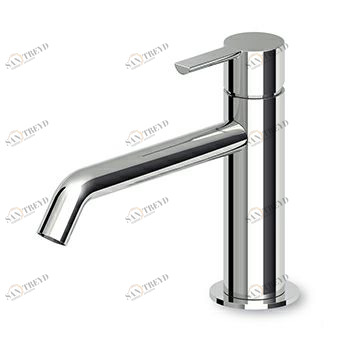 ZGL708 Смеситель для раковины однорычажный с удлиненным изливом, аэратором, гибкими шлангами. Без слива. Zucchetti Gill 