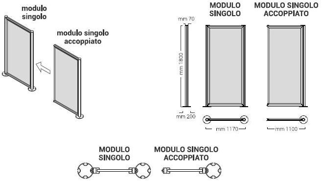 Sprech Модульная перегородка из алюминия и поликарбоната sun-id-1398801 - Вид №2