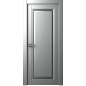 Дверь межкомнатная глухая Аурум 1 эмаль серый 2000x600 мм