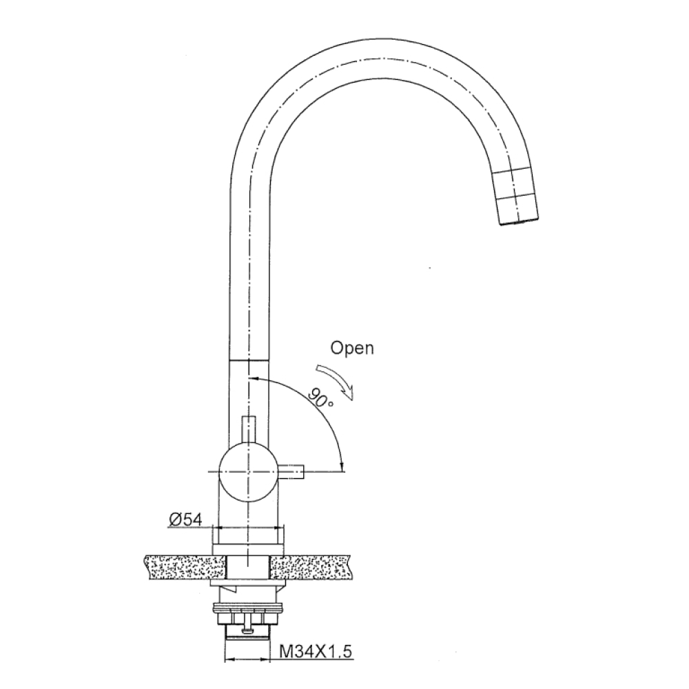 Кухонные смесители Eco Venice SSN-1338-LG SEAMAN - Вид №4
