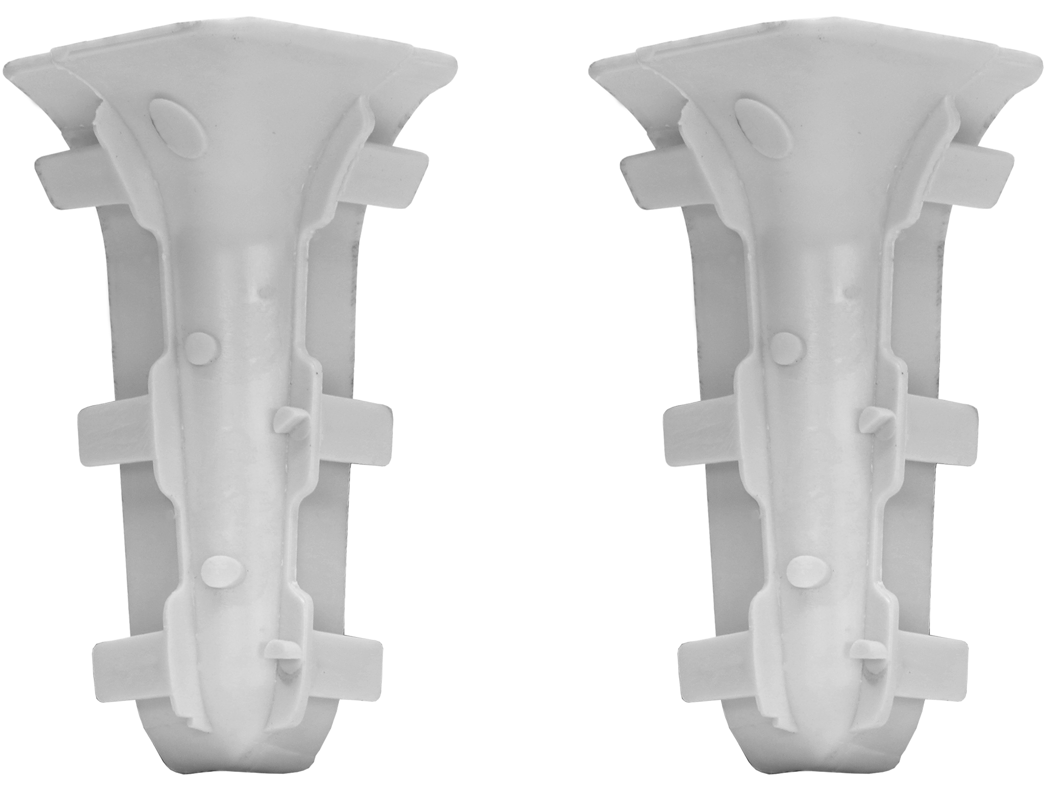 83411597 Угол для плинтуса внутренний белый матовый 70 мм 2 шт. STLM-0041161 Santreyd  - Вид №1