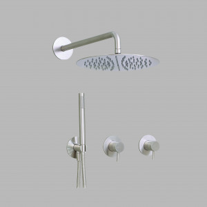 QS3300-340WM Двухсторонний душ с термостатомd line Qtoo