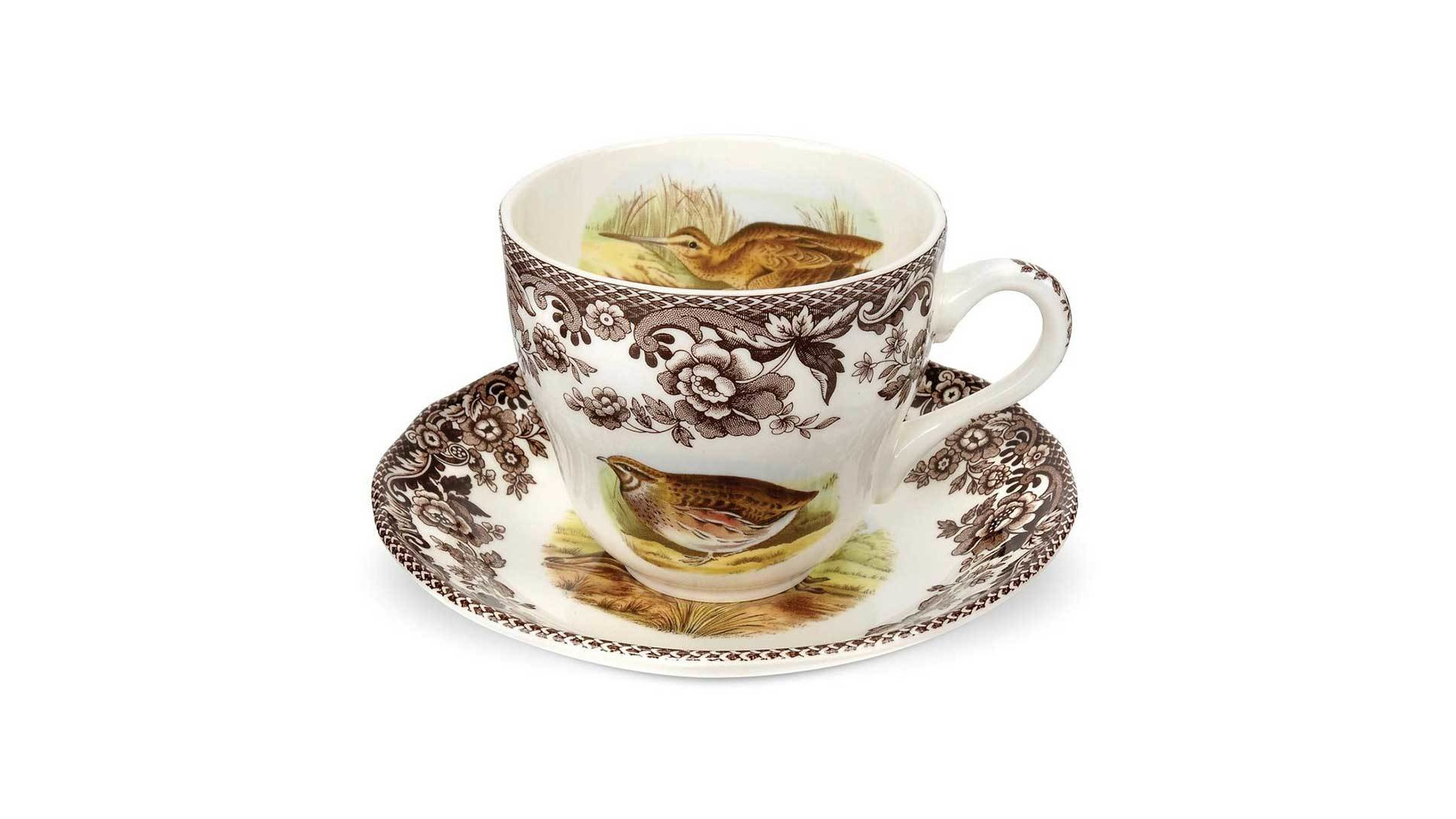 10649586 Spode Сервиз чайный Spode Английские охотничьи мотивы на 4 персоны 11 предметов Фаянс  - Вид №2