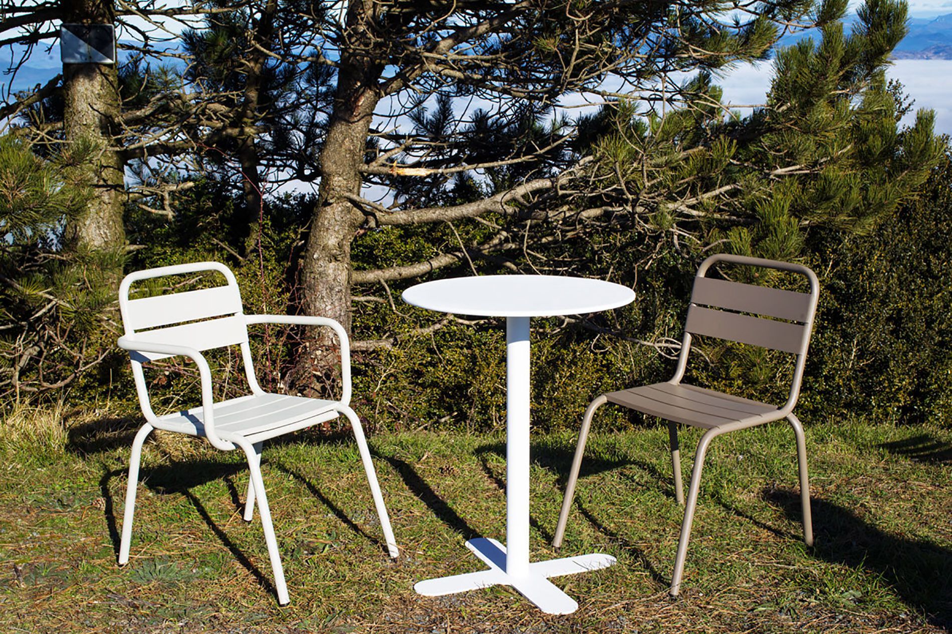 Алюминиевый штабелируемый садовый стул iSimar Barceloneta ARCH-00075152 - Вид №2