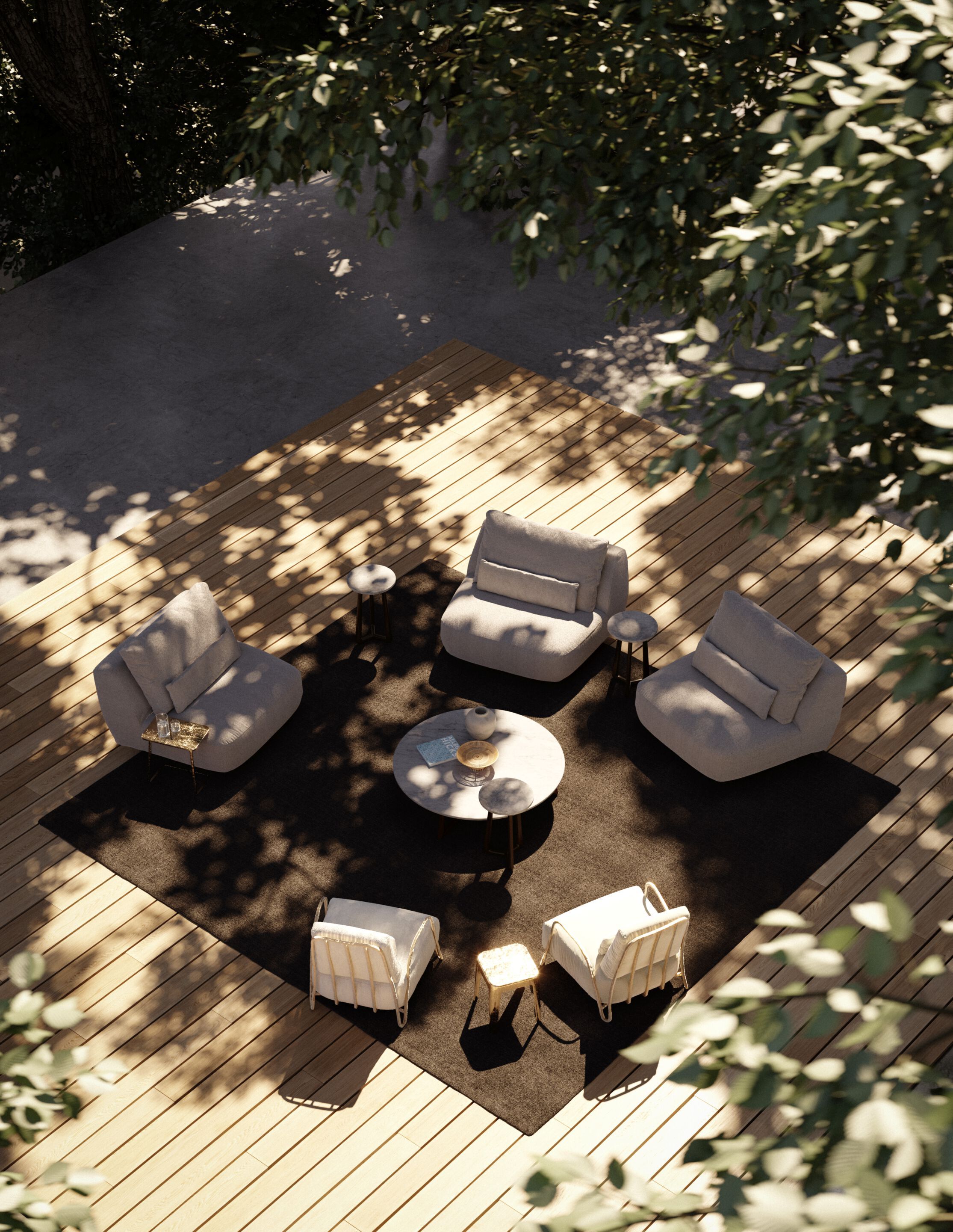 Тканевое садовое кресло Exteta Moonlight ARCH-00093165 - Вид №19