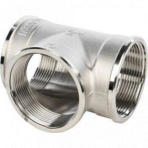 Тройник ВР 2" никель STOUT
