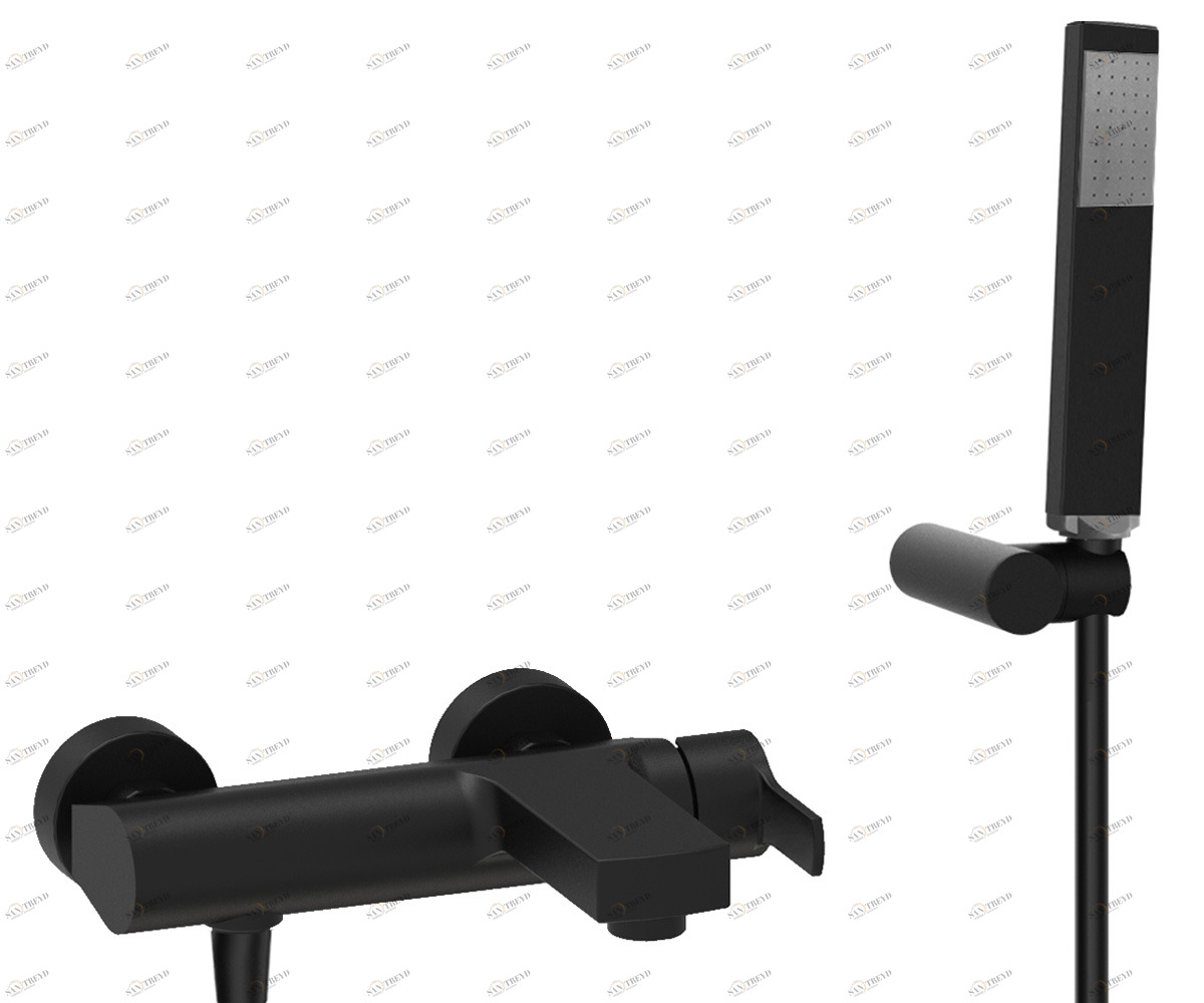 Смеситель для ванны и душа в комплекте с ручным душем CEZARES OVEST-VDM-NOP 