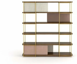 Momocca Модульный двухсторонний книжный шкаф Julia Je02