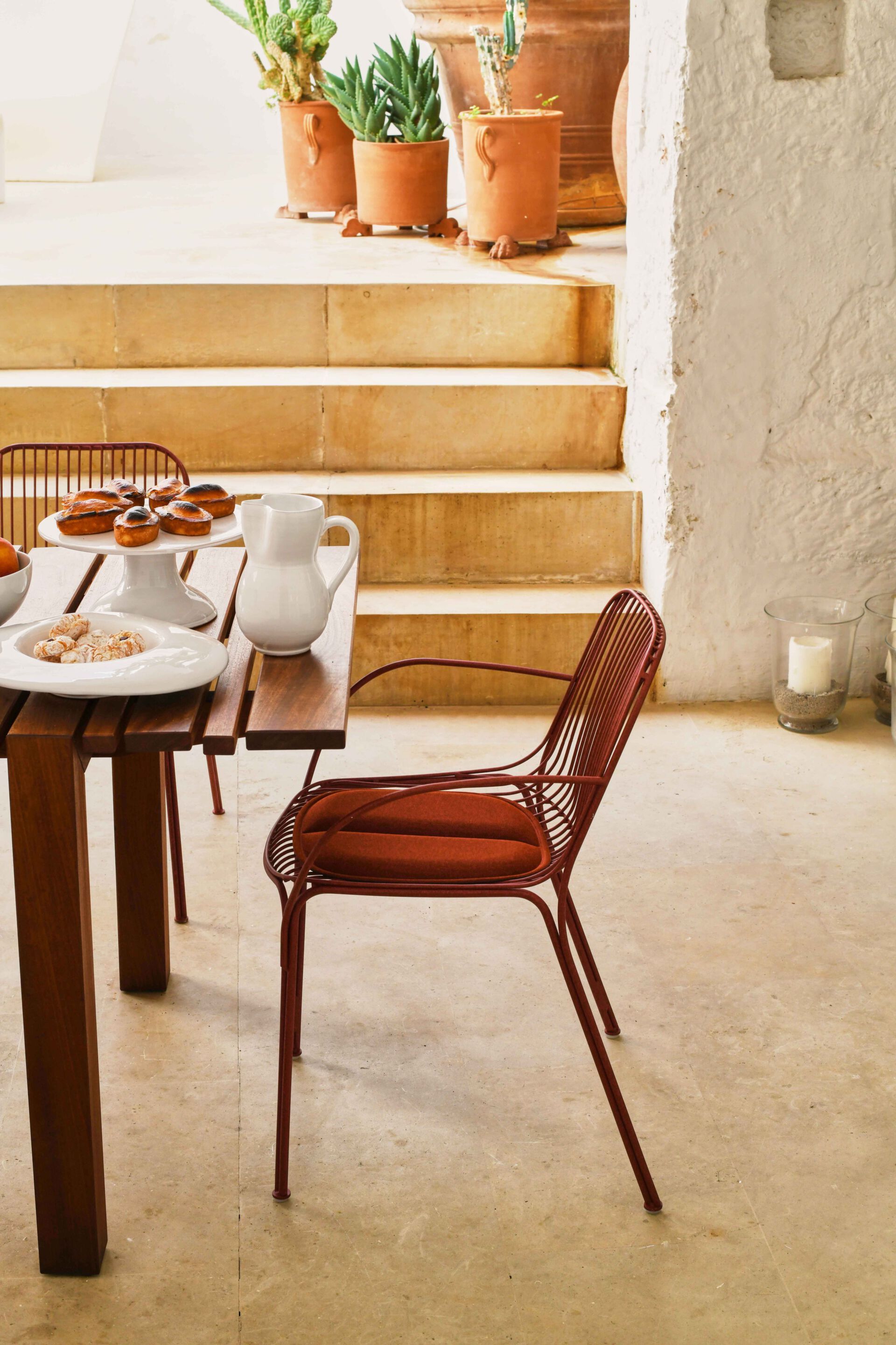 Стул для сада из оцинкованной стали с подлокотниками Kartell Hiray ARCH-00064814 - Вид №12