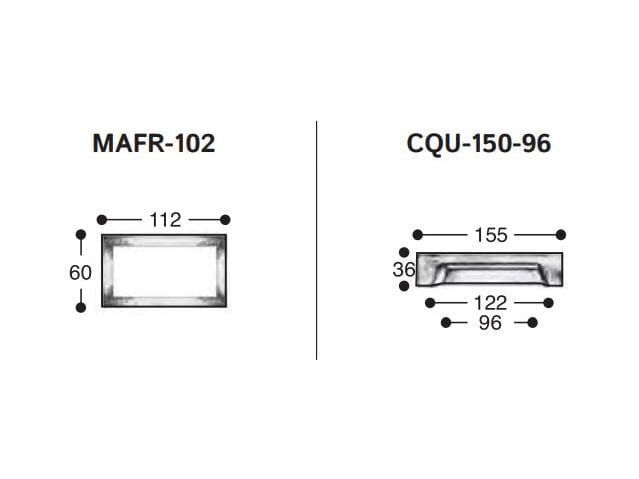 Бронзовая мебельная ручка GIARA ART DESIGN-BRONZE Quadra ARCH-00086766 - Вид №40