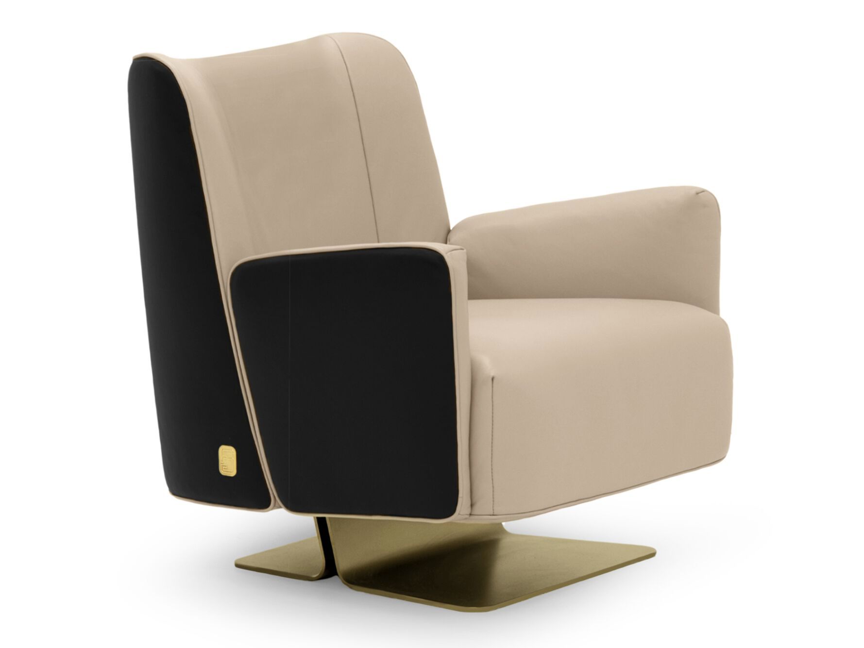 Кожаное кресло с подлокотниками Formitalia ARCH-00128843