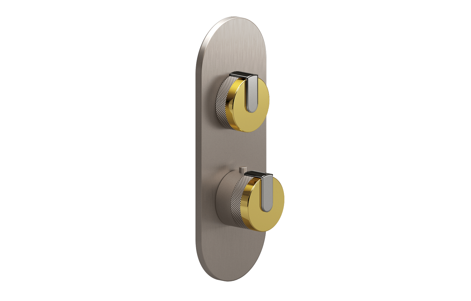 E-8026-R1AUE0-L1PC-SN-T Планка M-Series с 2 ручками - Внешняя часть GRAFF MOD+