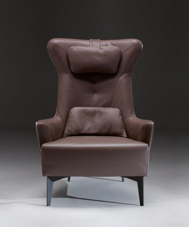 Borzalino Кожаное кресло Bergere sun-id-1423284 - Вид №3