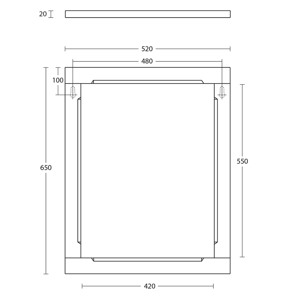 IMSR04 Бродвейский плащ-зеркало Carlyon Imperial  - Вид №2