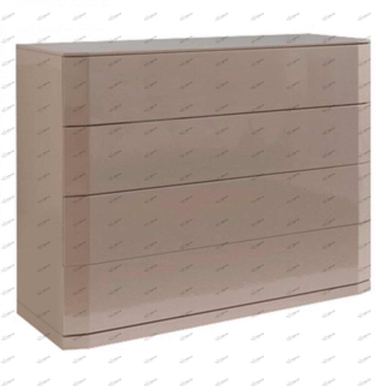 Комод с 4 ящиками коричневый Bumblebee 2 ESF КОМОДЫ BUMBLEBEE 043913 Коричневый 