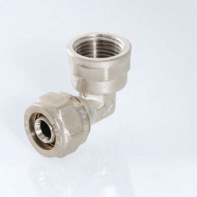 VTm.352.N.002004 Фитинг обжимной – угольник с переходом на внутреннюю резьбу Valtec 20 мм х 1/2"  - Вид №3