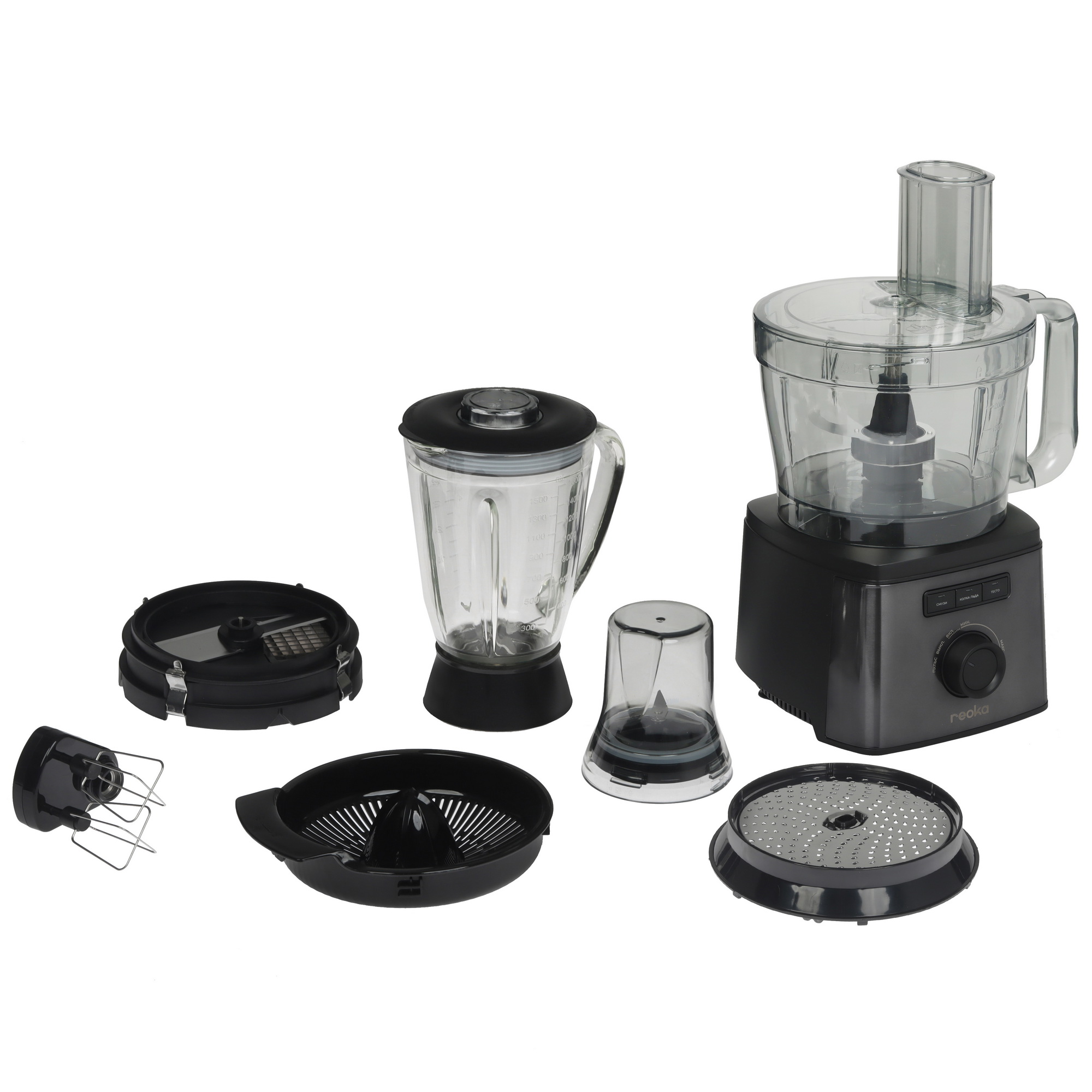 9208561 Кухонный комбайн Reoka RKFP-1602 черный STDN-0150523