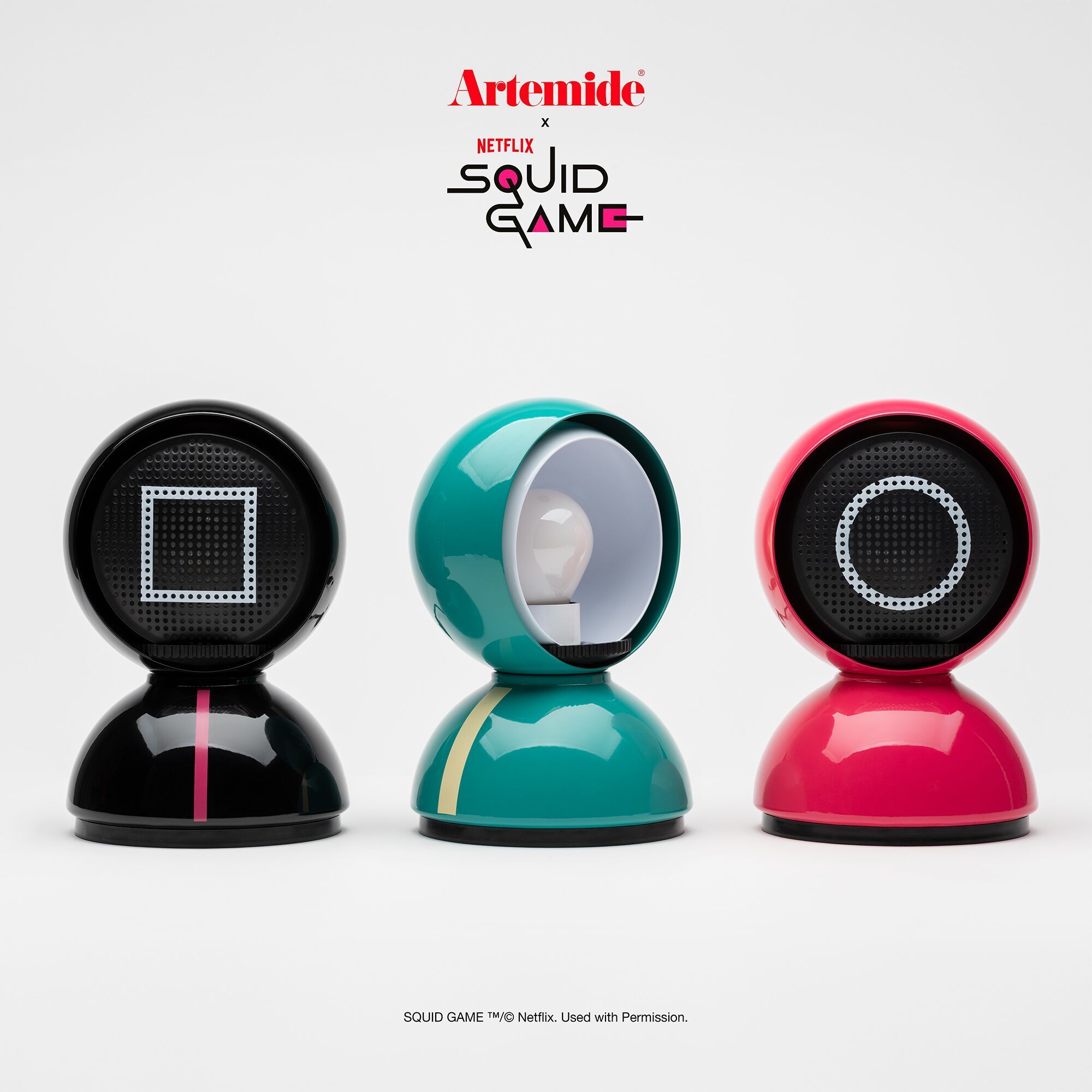 Окрашенная металлическая светодиодная настольная лампа In Stock Artemide ARCH-00034515 - Вид №12