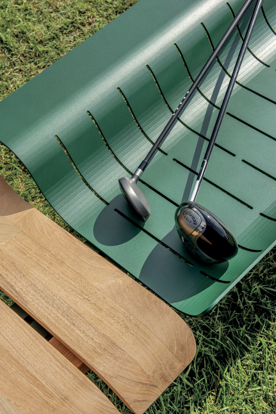 Алюминиевая и деревянная скамья со спинкой Ethimo Ace ARCH-00122616 - Вид №13